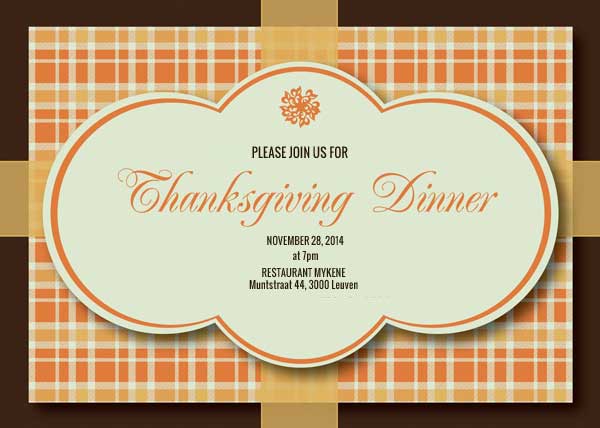 Thanksgiving Invitations 2014 2